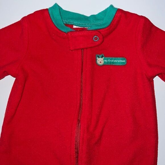 🛍👛Cute Little Girls Fleece Sleeper Size 0-3 months 🛍👛 - Picture 2 of 6